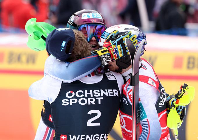 Atle Lie McGrath Timon Haugan Henrik Kristoffersen Wengen 2025 | Foto: Reuters