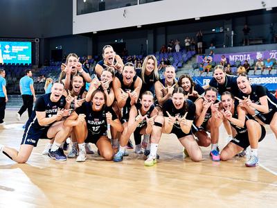 Mlade Slovenke v finalu evropskega prvenstva