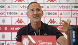 Monaco odslovil trenerja Adija Hütterja