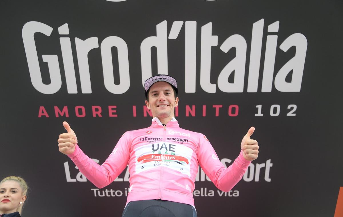 Jan Polanc rožnata majica | Za Janom Polancem je prva uspešna obramba rožnate majice. | Foto Giro/LaPresse
