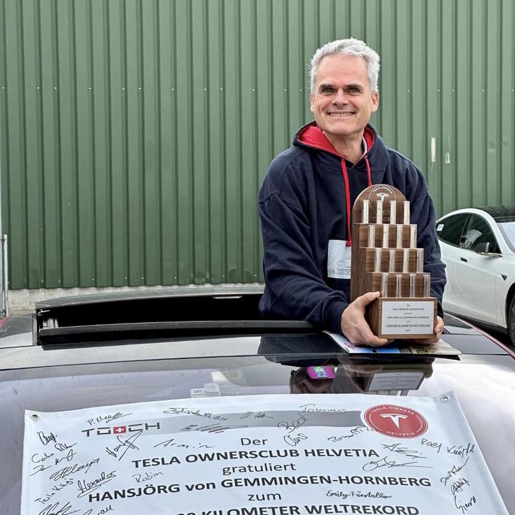 Tesla model S Hansjörg von Gemmingen | Foto: osebni arhiv Hansjörg von Gemmingen