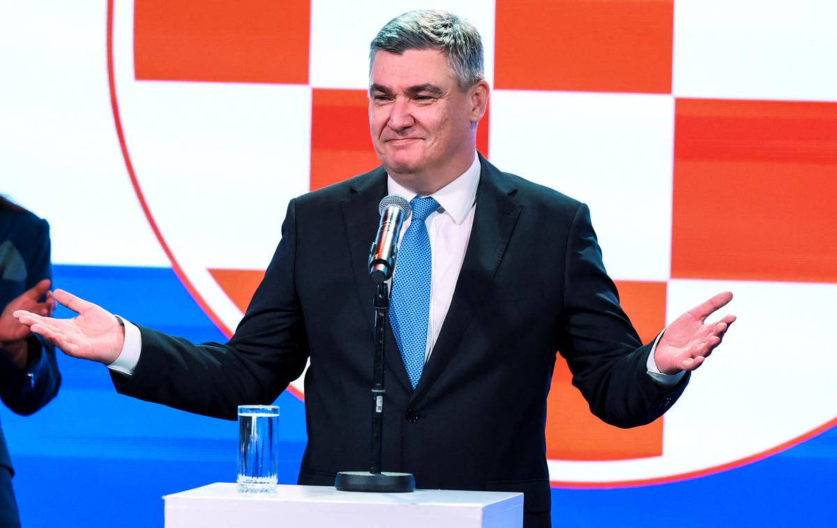 Zoran Milanović | Zoran Milanović je bil v nedeljo vnovič izvoljen za hrvaškega predsednika. In to s praktično plebiscitarno večino. A kampanja je vse preveč spominjala na komedijo zmešnjav. | Foto Reuters