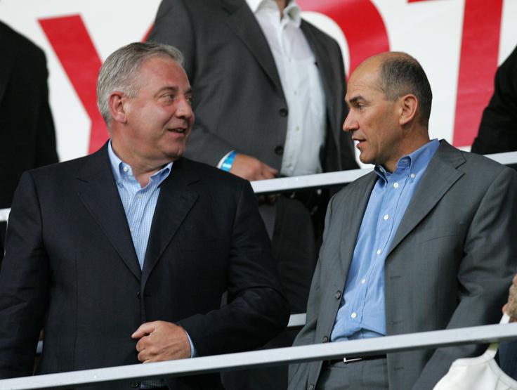 Anton Rop je dejal, da sta se takratni vodja opozicije Janez Janša in hrvaški premier Ivo Sanader dogovarjala o incidentih v Piranskem zalivu ter da o teh dogovorih obstajajo prisluhi. | Foto: Bojan Puhek