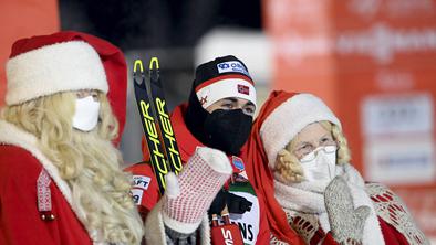 Riiber v mrzli Ruki do druge zmage, Vrhovnik do točk