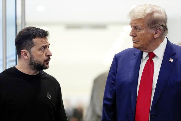 Ko je Volodimir Zelenski zavrnil podpis sporazum o izkoriščanju ukrajinskih naravnih bogastev, ga je Donald Trump označil za diktatorja. Zdaj naj bi Ukrajinci in Američani dosegli kompromis glede sporazuma. Do podpisa sporazuma naj bi tako prišlo ob petkovem obisku Zelenskega v Washingtonu. | Foto: Guliverimage