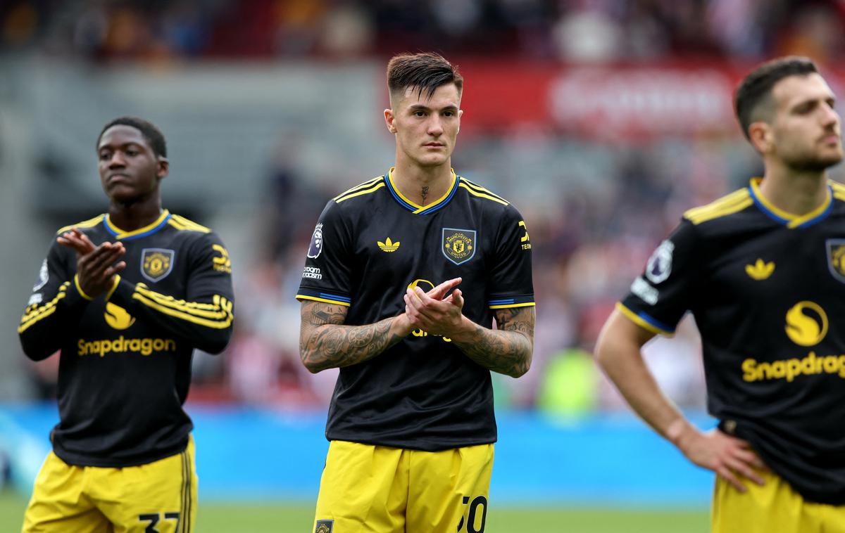 Manchester United Benjamin Šeško | Benjamin Šeško je ves čas pod drobnogledom javnosti in nogometnih strokovnjakov. | Foto Reuters
