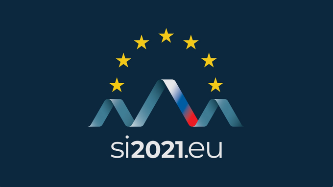 Logotip predsedovanja Slovenije svetu EU, ki ga je izbrala vlada Janeza Janše. | Foto: Urad vlade za komuniciranje