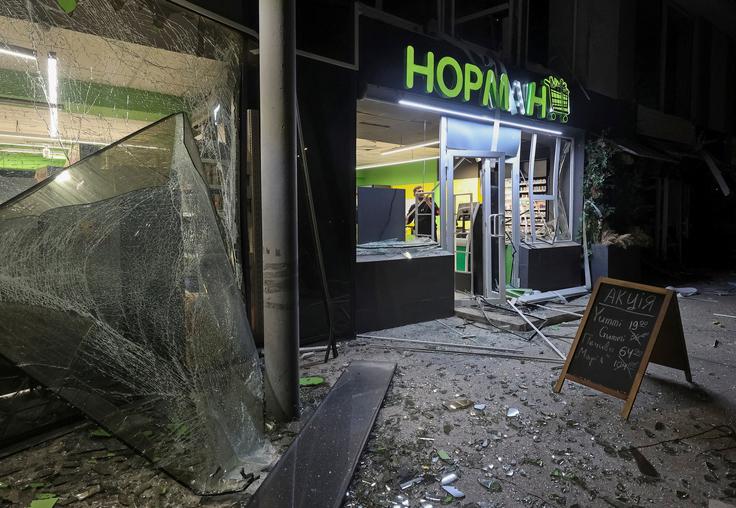 Posledice ruskega napada na Harkov | Foto: Reuters