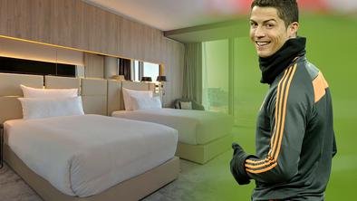 Cristiano Ronaldo je sinoči spal na postelji iz Prekmurja