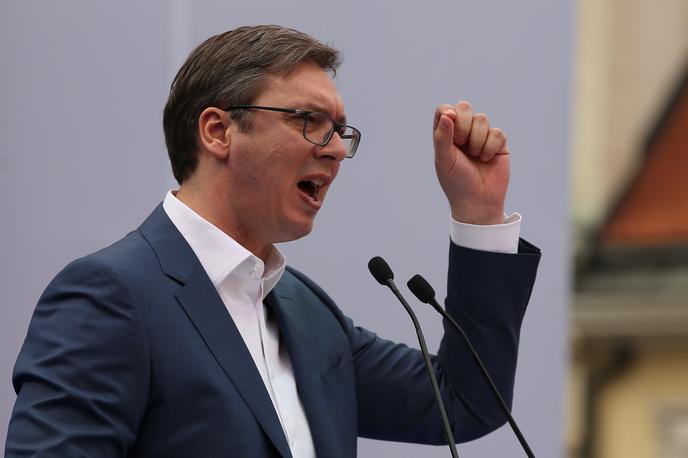Aleksandar Vučić | Vučić je velikokrat poudarjal, da se ničesar ne boji, a tokrat ima po Pančićevem mnenju prvič dober razlog za strah. | Foto Reuters
