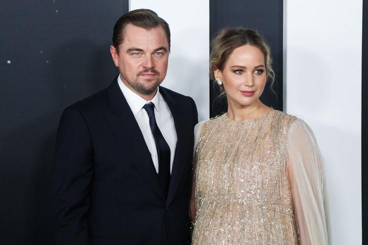 Leonardo DiCaprio je za film Ne glej gor (Don't Look Up) zaslužil pet milijonov dolarjev (4,61 milijonov evrov) več kot Jennifer Lawrence. | Foto: Guliverimage
