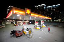 Shell bencin črpalka Rusija