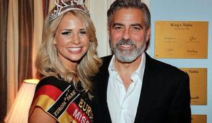 Šarmantni Clooney ujel 21-letno nemško misico