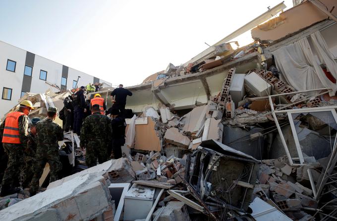 Potres v Albaniji | Foto: Reuters