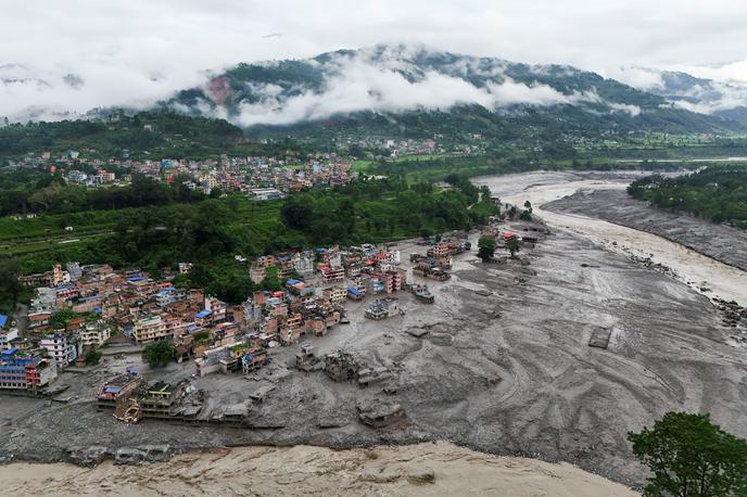 Poplave, Nepal | Nepal so nedavno prizadele strahovite poplave. | Foto Reuters