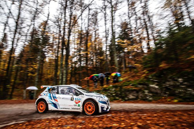 Rok Turk in Blanka Kacin (peugeot 208 R5) sta še drugič postala slovenska državna prvaka v reliju. | Foto: WRC Croatia