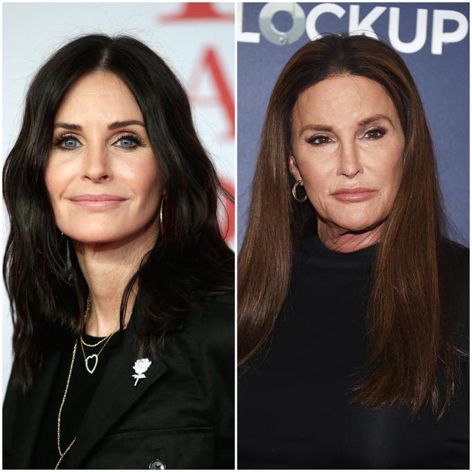 Kolaž Courteney Cox vs Caitlyn Jenner | Foto: Getty Images