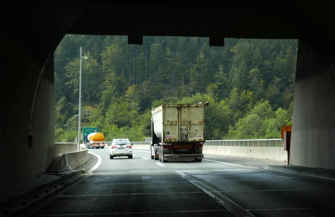Predore vsak dan v obe smeri prevozi skoraj 6000 tovornih vozil. | Foto: Gregor Pavšič