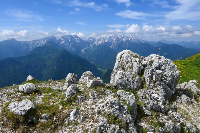Govca (1.929 metrov) je najvišji vrh grebena Olševe. | Foto: Matej Podgoršek
