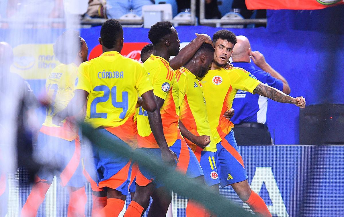 Kolumbija, Copa America | Kolumbijski nogometaši so razveselili svoje številne privržence v Charlottu v ZDA z zmago z 1:0 proti Urugvaju. | Foto Guliverimage
