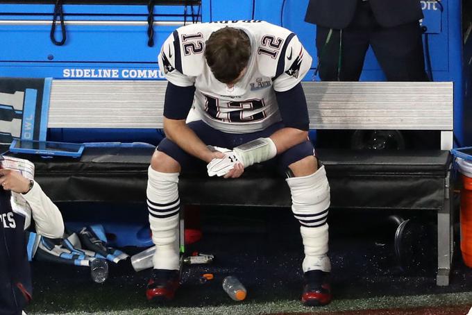 Razočarani prvi zvezdnik New England Patriots Tom Brady. | Foto: Guliverimage/Getty Images