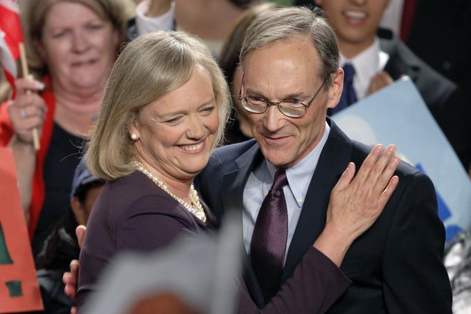 Meg Whitman je že od leta 1980 poročena z Griffithom Rutherfordom Harshem četrtim, ki še zdaleč ni tako znan kot njegova žena, a v ZDA velja za enega najboljših in najbolj prepoznavnih nevrokirurgov.  | Foto: Reuters