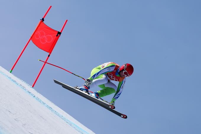 Martin Čater si je z 18. mestom v smuku priboril nastop na finalu v Areju. | Foto: Getty Images