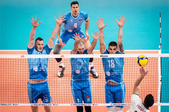 Slovenci so s 3:1 premagali Bolgare. | Foto: Volleyballworld