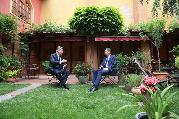 Zoran Milanović in Borut Pahor na Ptuju | Foto: Mediaspeed