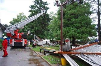 Neurje prizadelo skoraj celotno Pomurje