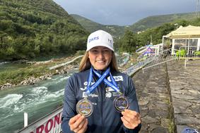 Eva Alina Hočevar še drugič zlata, njen brat Žiga Lin Hočevar do brona