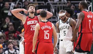 Preobrat prvakov v Memphisu, Houston v zadnjih minutah razorožil Milwaukee #video