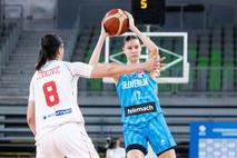 slovenska ženska košarkarska reprezentanca : Črna gora, pripravljalna tekma, Ajša Sivka