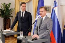 Mark Rutte in Robert Golob