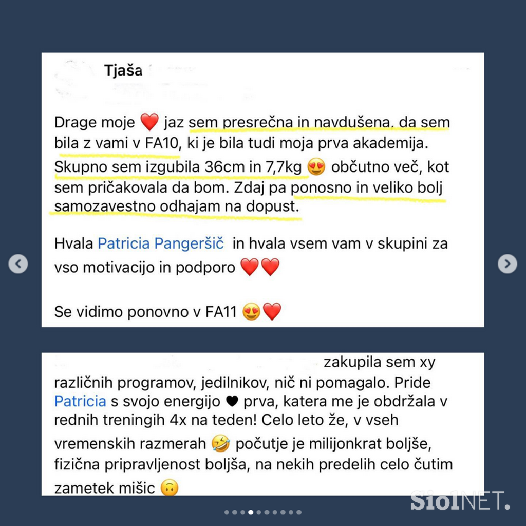 Fit akademija 17, Patricia Pangeršič