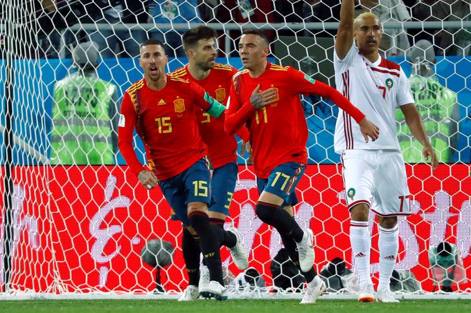 Španci se bodo za četrtfinale udarili z gostitelji Rusi. | Foto: Reuters