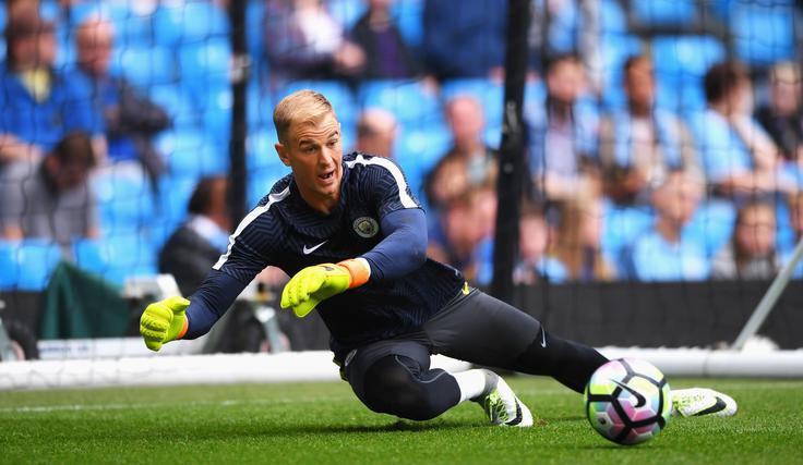 Joe Hart na uvodnih dveh uradnih tekmah Manchester Cityja ni branil. | Foto: Getty Images