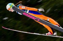 Slovenska žensko-moška skakalna naveza padala prehitro