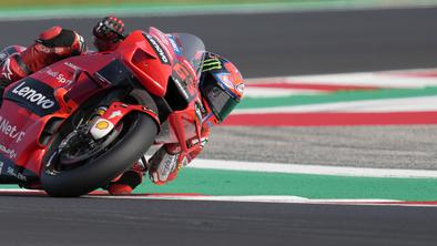 Bagnaia petič zapovrstjo do najboljšega startnega položaja