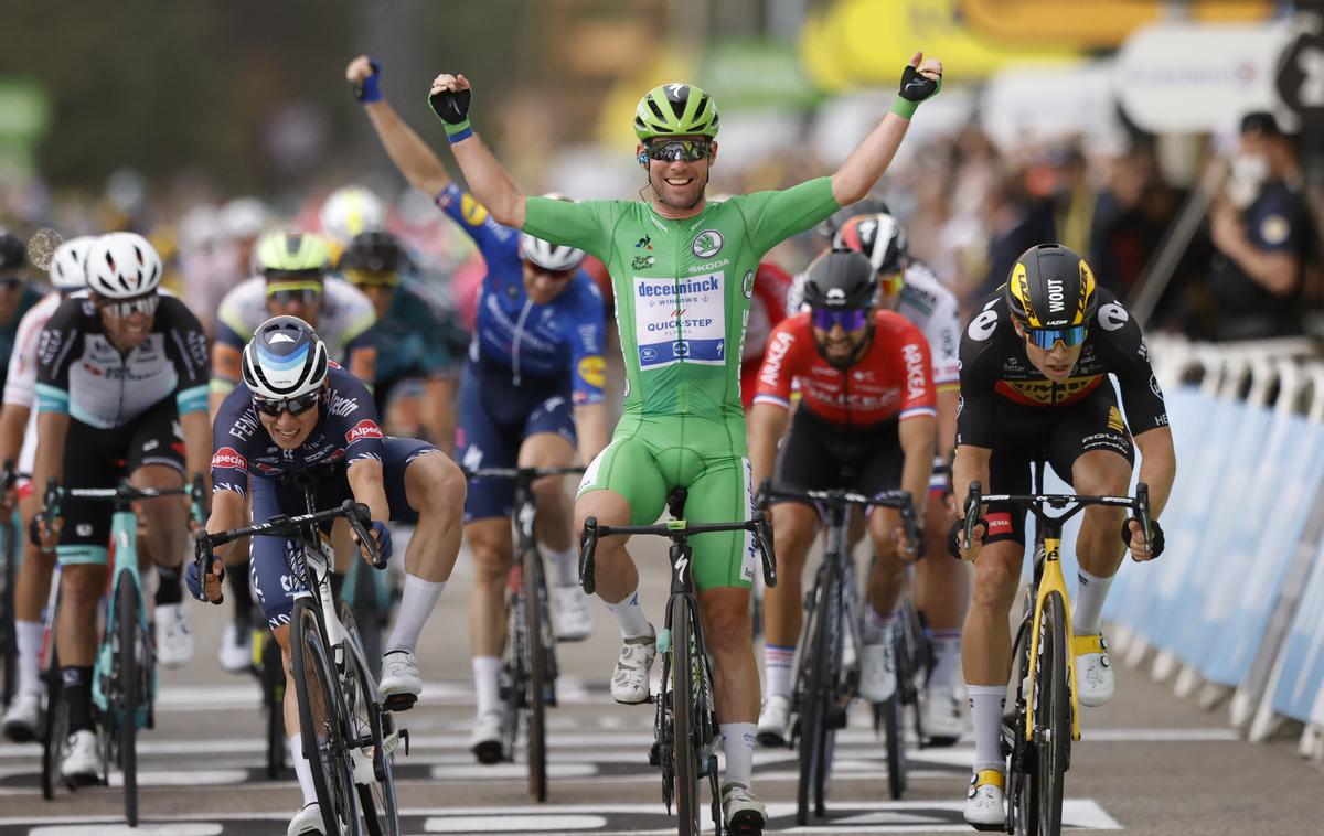 Mark Cavendish | Mark Cavendish je zmagovalec 10. etape letošnjega Toura, to je bila že njegova 33. karierna zmaga na Dirki po Franciji. | Foto Reuters