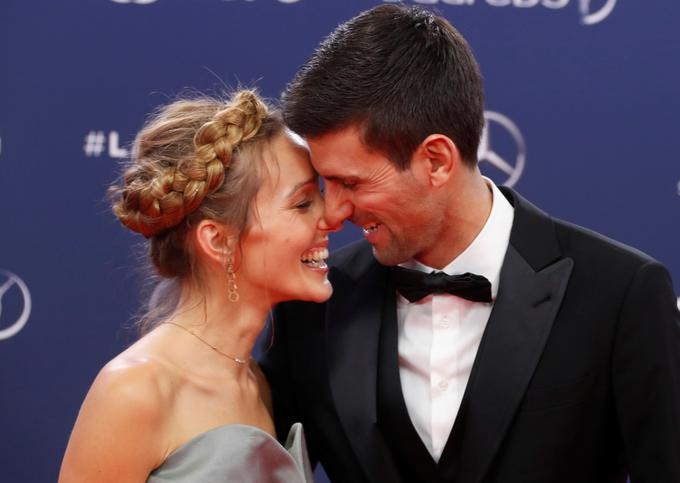 Jelena Đoković in Novak Đoković sta par že od 18. leta. | Foto: Reuters