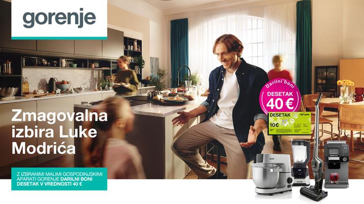 Ob nakupu izbranih malih aparatov Gorenje vas pričaka darilo – 40 evrov v darilnih bonih Desetak.  | Foto: Gorenje GSI