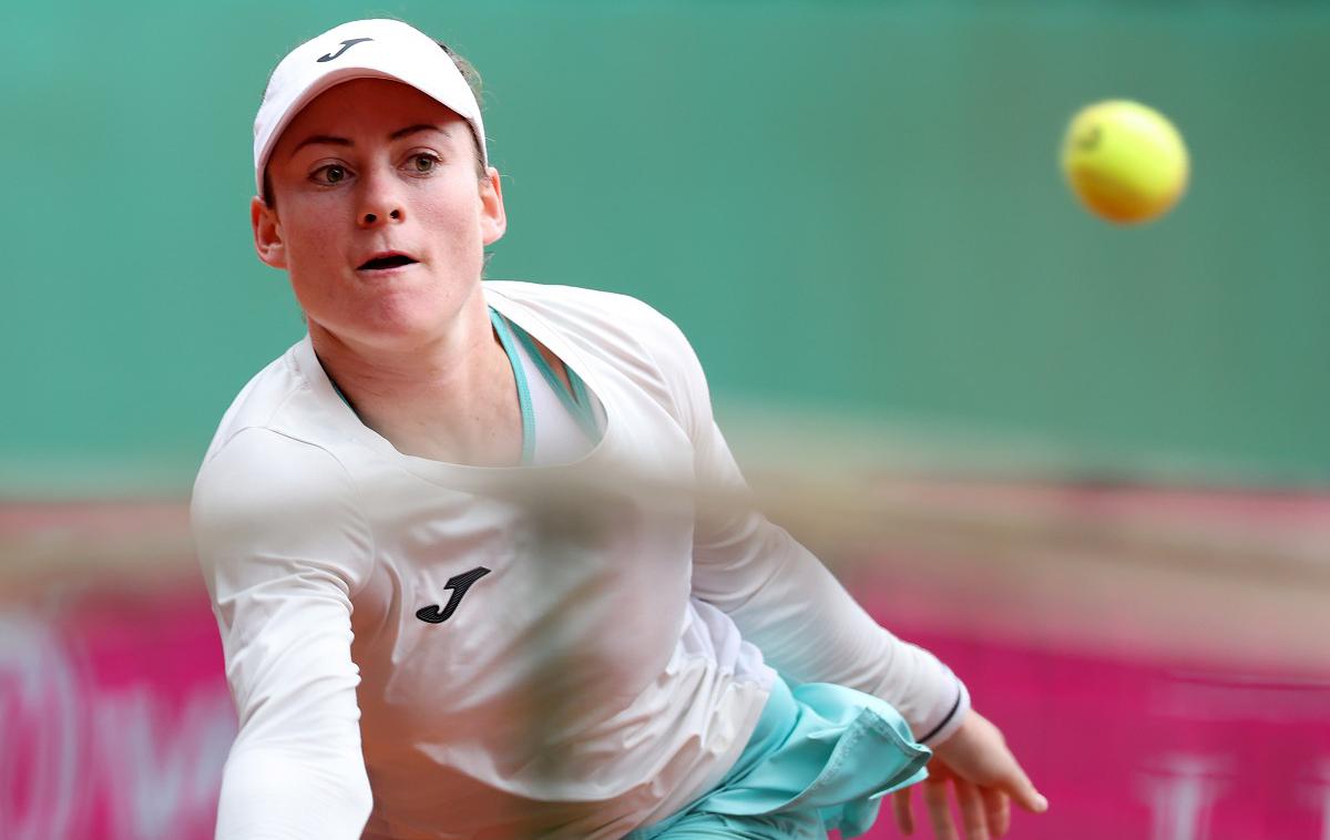 Tamara Zidanšek | Tamara Zidanšek je izgubila dvoboj uvodnega kroga v glavnem delu turnirja serije WTA 250 v mehiški Meridi.  | Foto www.alesfevzer.com