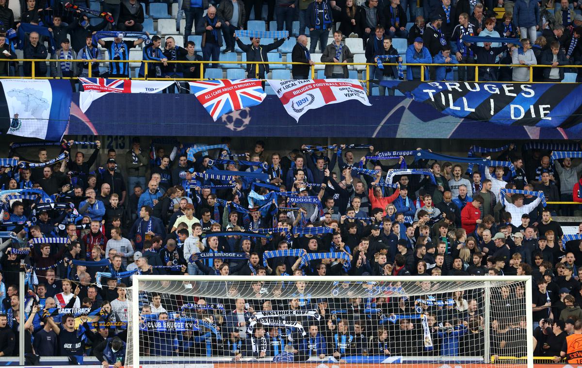 Manchester City, Club Brugge | Zavrelo je med navijači Club Bruggea in Man Cityja. | Foto Guliverimage