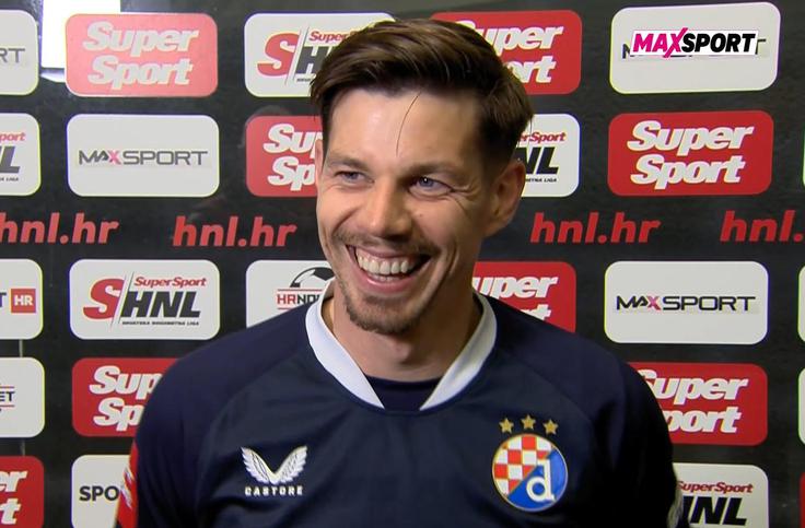 Miha Zajc po zmagi nad Gorico (6:3) in veličastni predstavi ni skrival zadovoljstva. | Foto: 