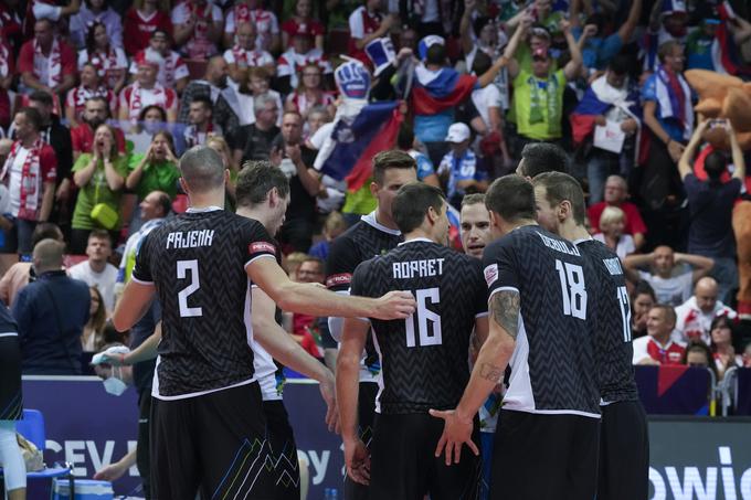 Slovenija je v finalu v Katovicah računala na bučno podporo navijačev, a po petih nizih ostala brez velike nagrade. | Foto: Guliverimage/Vladimir Fedorenko