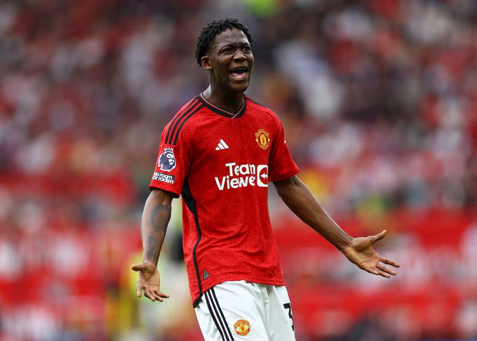Kobbie Mainoo iz Manchester Uniteda je z 19 leti najmlajši na seznamu. | Foto: Reuters