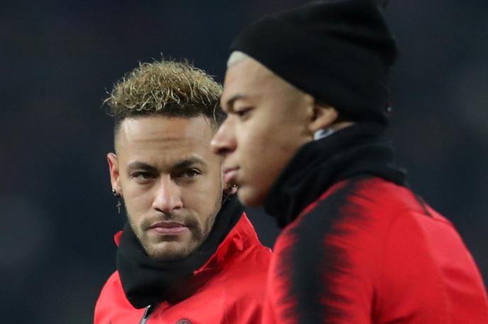 Kylian Mbappe, Neymar | Kylian Mbappe in Neymar bosta danes s PSG gostovala pri Realu, pri katerem se že nekaj časa spogledujejo z njima. | Foto Reuters