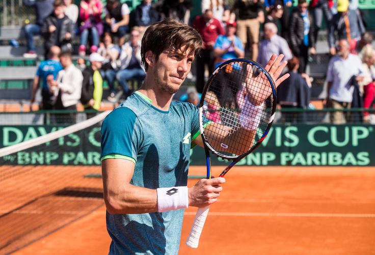 Aljaž Bedene je prepričan, da Slovenija ne spada v evropsko skupino Davisovega pokala. | Foto: Vid Ponikvar