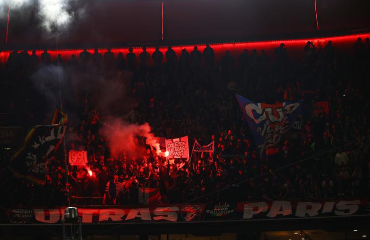 Veselje okrog štiri tisoč privržencev PSG v Münchnu. Konec maja se bodo v velikem številu odpravili v Budimpešto. | Foto: Reuters